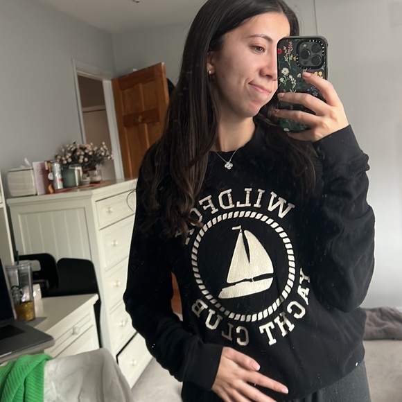 Wildfox black crew neck size small - Picture 4 of 4